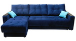 Угловой диван Бонд XL средний с накладкой 5 подушек в Феодосии