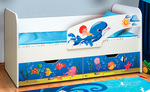 Кровать детская с фотопечатью Дельфин ЛДСП в Феодосии