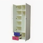 Шкаф 2-х дверный комбинированный с ящиками и фотопечатью Совята  2.1 в Феодосии